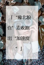 “豫北粮仓”麦收跑出“加速度”